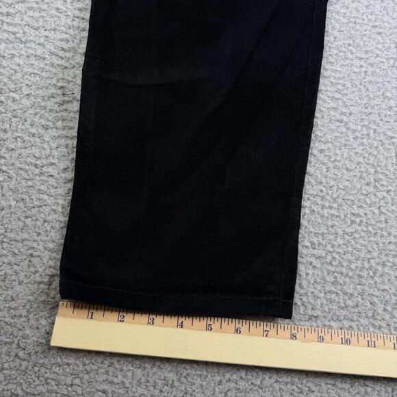 Gloria Vanderbilt Womens Amanda Corduroy Classic Fit Tapered Sz 10 Pants Black - Picture 8 of 13